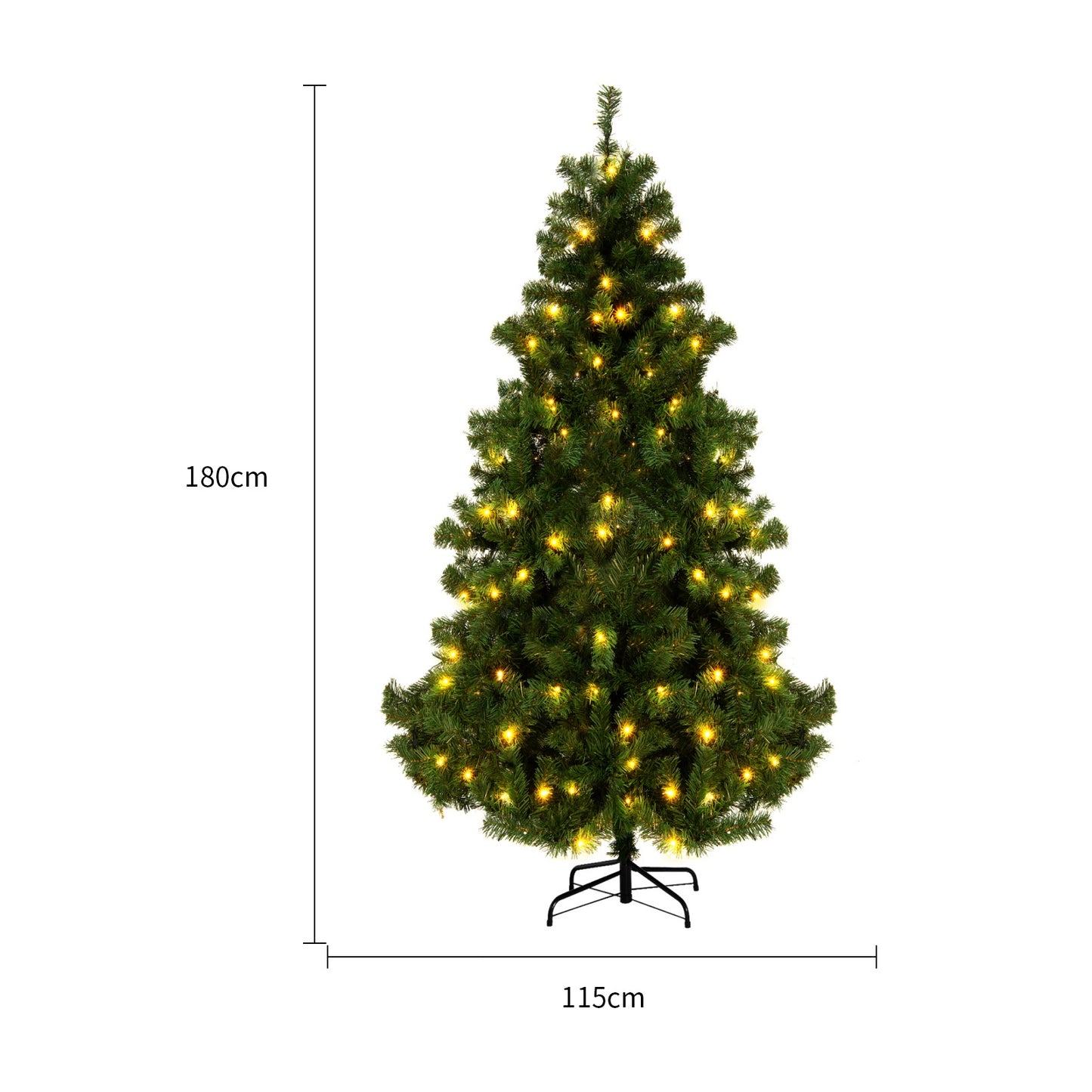 Artificial Snow Christmas Tree – PVC Frosted Holiday Tree for Home, Mall Displays & Window Decorations