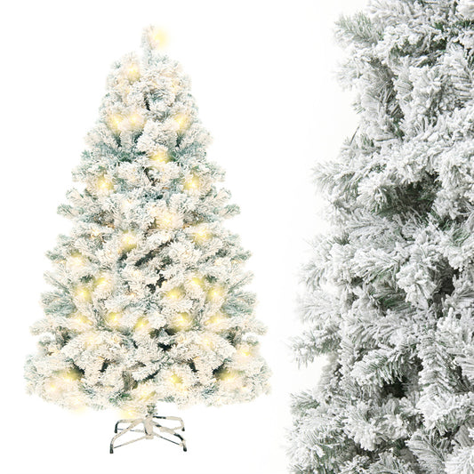 Artificial Snow Christmas Tree – PVC Frosted Holiday Tree for Home, Mall Displays & Window Decorations