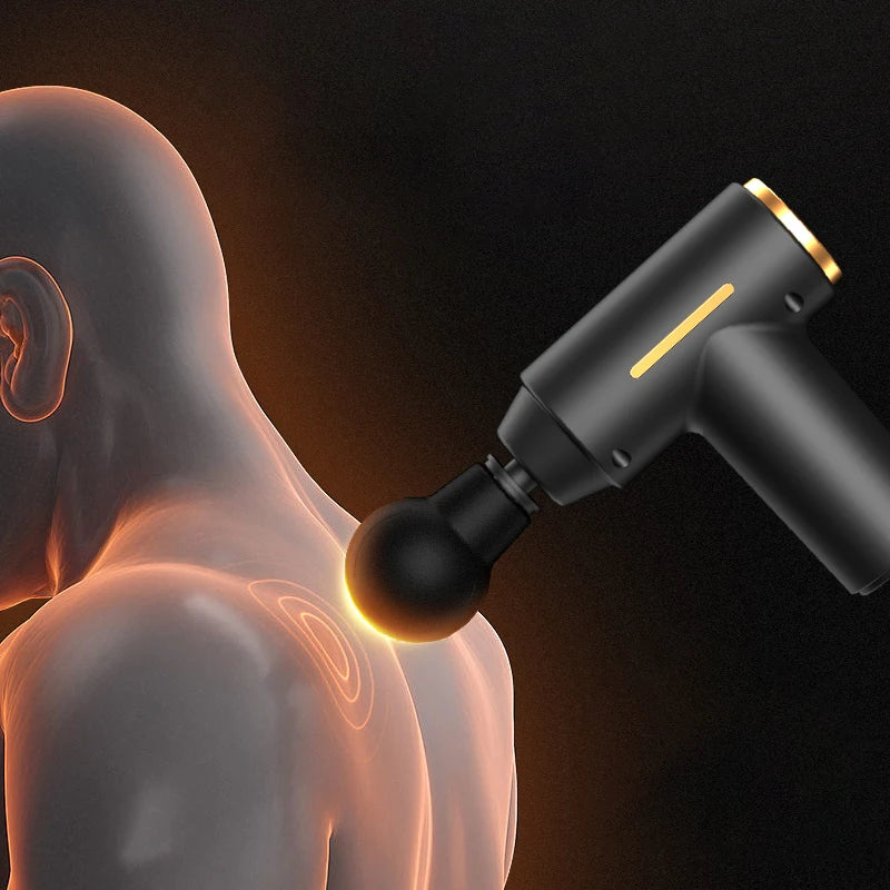 Portable Deep Tissue Massage Gun – Mini, Lightweight, Quiet, Adjustable Speed for Whole-Body Muscle Recovery