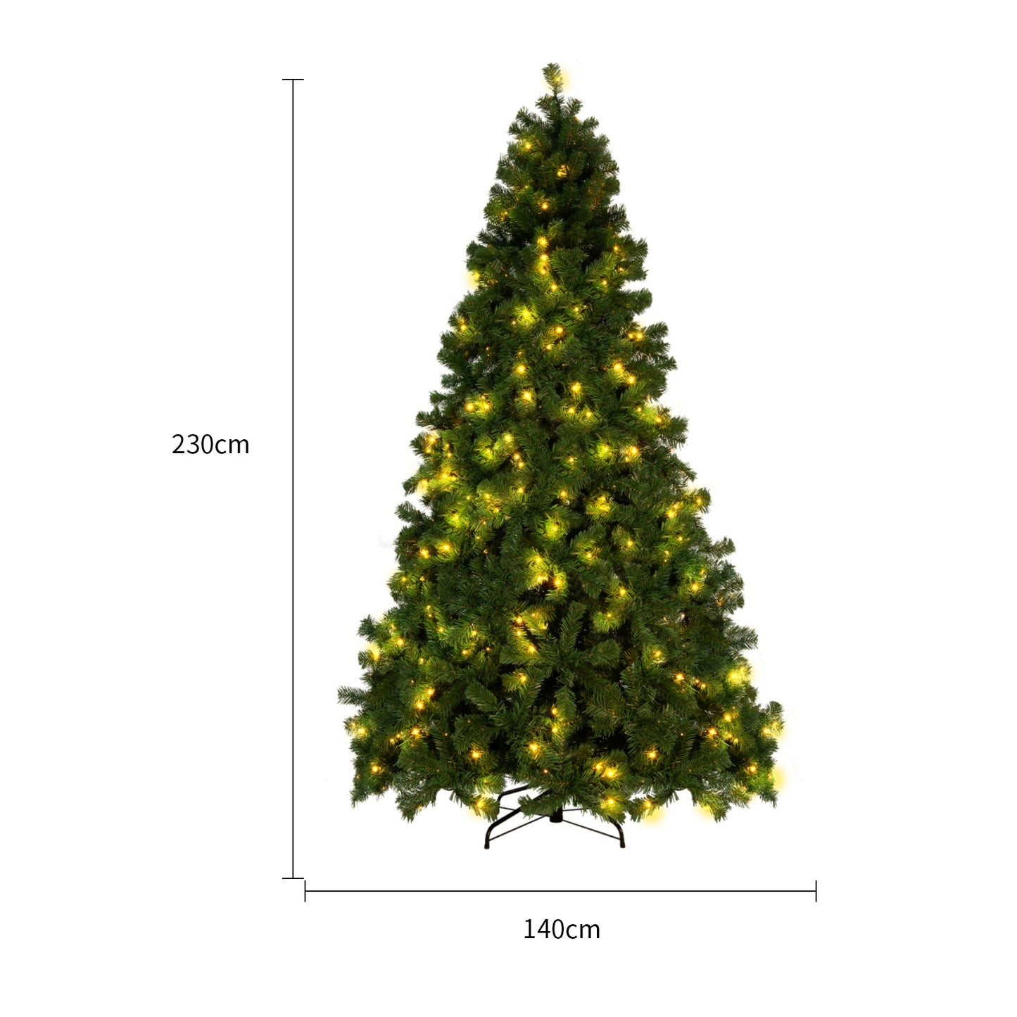 Artificial Snow Christmas Tree – PVC Frosted Holiday Tree for Home, Mall Displays & Window Decorations