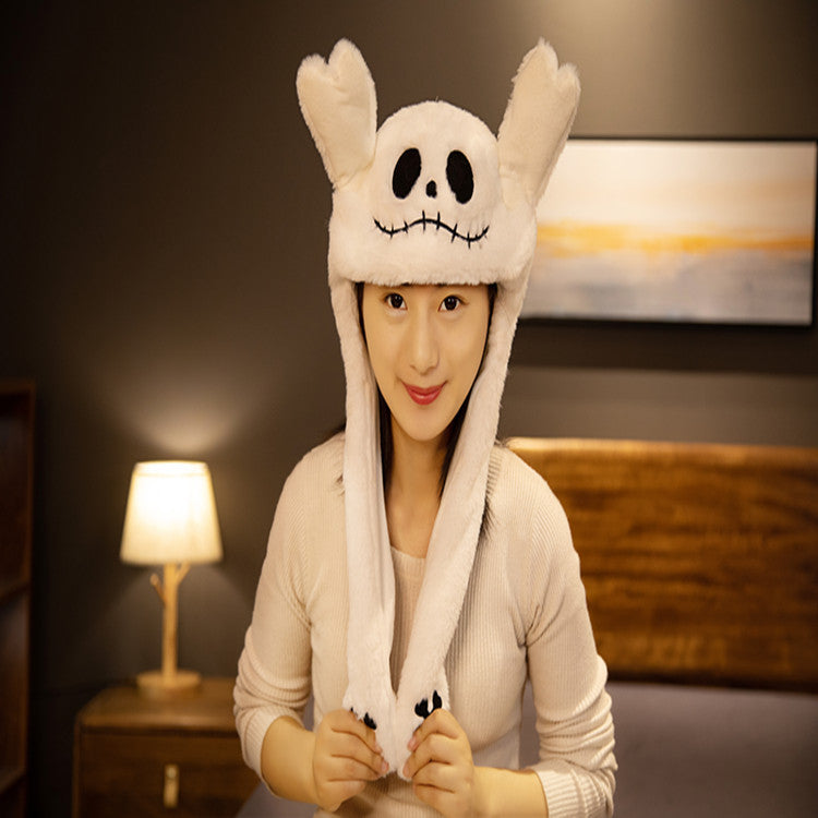 Movable Ears Rabbit Hat Cute Airbag Halloween Saint